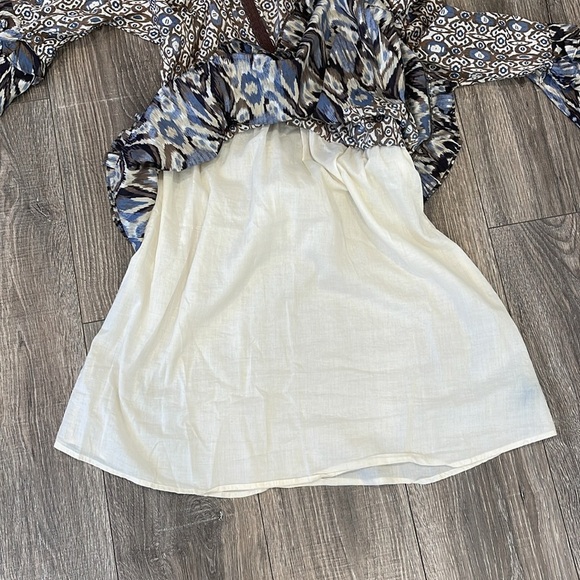 Sanctuary Ikat Bell Sleeve Bohemian Dress - Picture 7 of 9